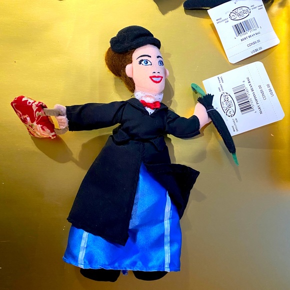 DISNEY STORE NWT 1990’s MARY POPPINS COLLECTIBLE BEAN BAG PLUSH COMPETE SET OF 4 - Picture 12 of 15